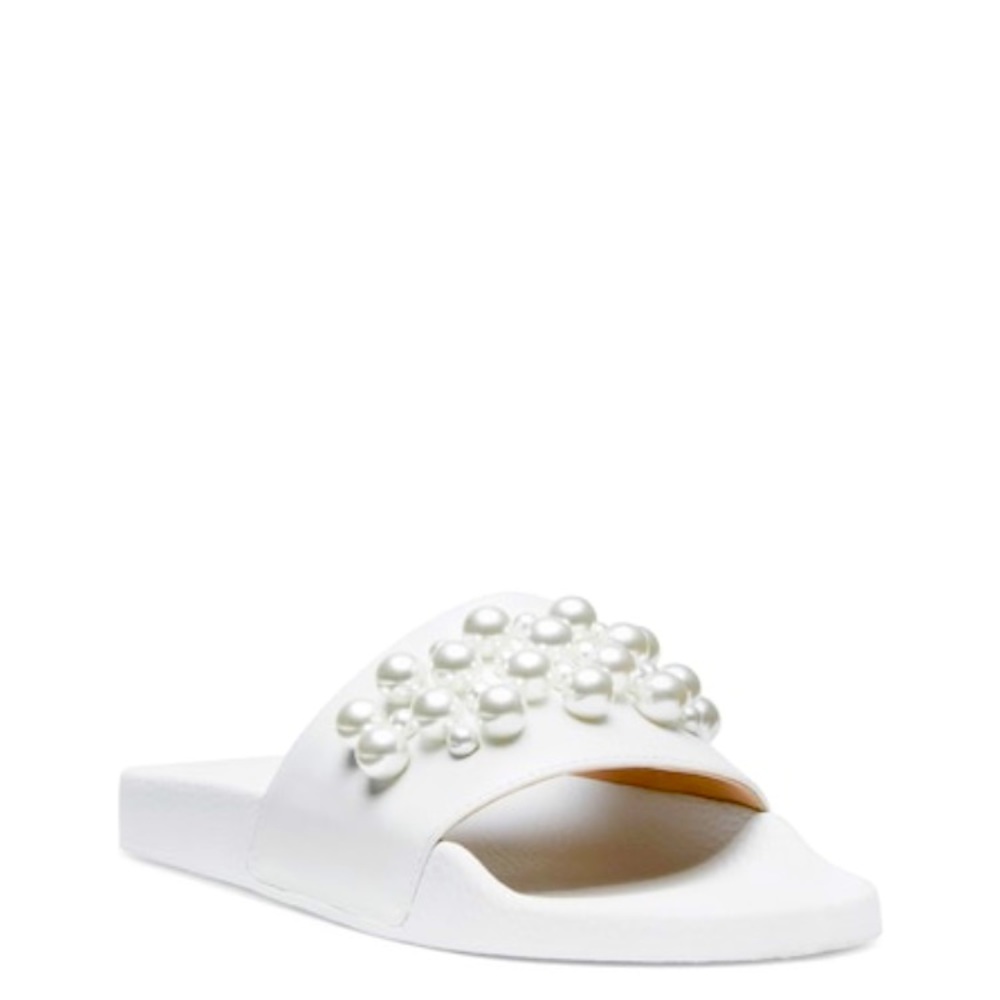 NIB STUART WEITZMAN Goldie pool slide